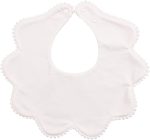 JANGANNSA 3 PCS White Flower Baby Bibs Infant Burp Clothes For Baby Girls Saliva Towel Cotton Infant Toddler Girls Bibs - Image 3